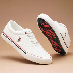 U.S. Polo Assn. Men Lace-Up Round Toe Canvas Sneakers-image-62