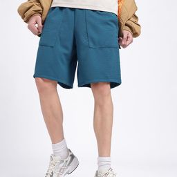 glitchez Men Waffle Knits Mid-Rise Regular Shorts-image-50