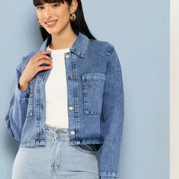 Aarika Lightweight Denim Jacket-image-56