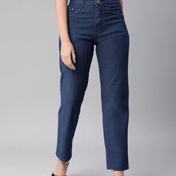 ADBUCKS Straight Fit High-Rise Stretchable Jeans-image-55