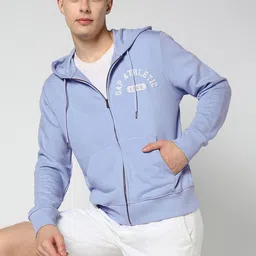 GAP Typography Embroidered Hooded Front-Open Sweatshirt-image-14