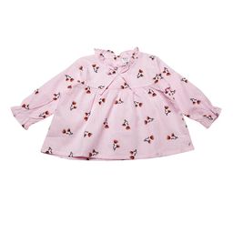 J Style Girls Pink Floral Print Fit and Flare Dress-image-49