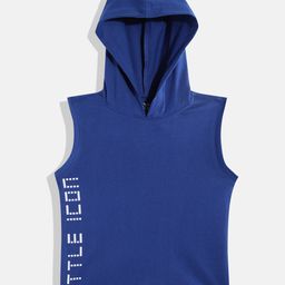 HERE&NOW Boys Typography Printed Hooded T-shirt-picture-52
