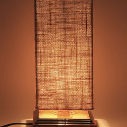 Devansh Beige Solid Contemporary Column Table Lamp-20