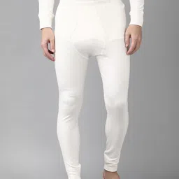 Van Heusen Men White Solid Warmtech Antibacterial Extra Warm Thermal Bottom-image-12