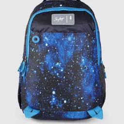 Skybags Kids Black & Blue Graphic Printed Backpack-32