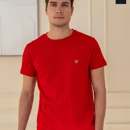 Lux Cozi Pack of 2 Round Neck Cotton T-shirt-image-73