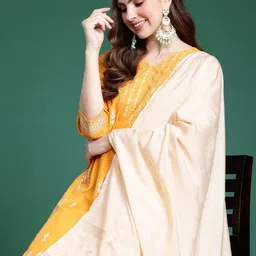 Sangria Printed Kurta with Trousers & Dupatta-picture-17