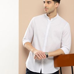 INVICTUS Men Original Slim Fit Striped Pure Cotton Semiformal Shirt-picture-15