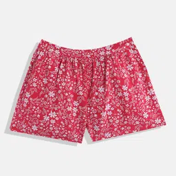 M&H Juniors Girls Floral Printed Regular Shorts-image-91