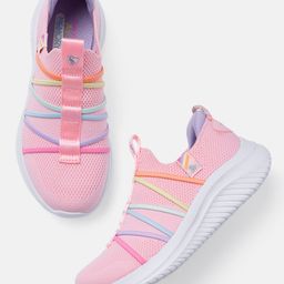 Skechers Girls Solid Ultra Flex 3.0 Slip-On Sneakers-image-93