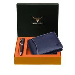 NAPA HIDE Men RFID Protected Genuine High Quality Leather Accessory Gift Set-image-51