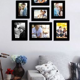 Art Street Set of 7 Black Wall Photo Frames-21