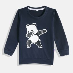 CATCUB Kids Printed Cotton Animal Graphics Sweatshirt-image-100