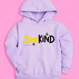 BAESD Girls Bee Printed Hooded Fleece Pullover-picture-53