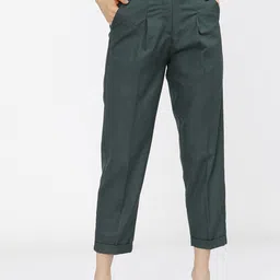 Tokyo Talkies Women High-Rise Pleated Trousers-image-25