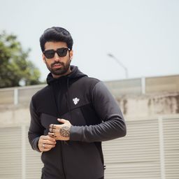 House of Heroes Slim Fit Hooded Neck Tracksuit-image-61