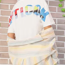 DressBerry Boldly Basic Typo Print Relaxed Tee-image-32
