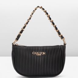 Carlton London Textured Structured Shoulder Bag-image-37