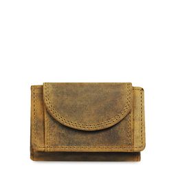 CALFNERO Unisex Brown Solid Leather Three-Fold Card Holder-15