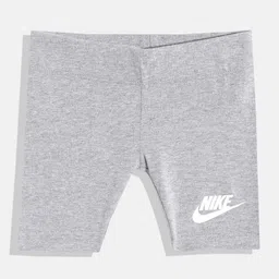 Nike Girls Grey Melange NKG LBR Biker Shorts-image-60