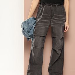 Harvard Women Parachute Fit Light Fade Stretchable Jeans-picture-19