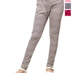 BAESD Girls Pack Of 4 Printed Ankle Length Leggings-image-48
