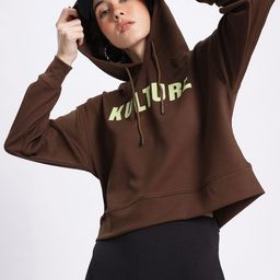 glitchez Cultured Comfy Printed Textured Knit Hooded Sweatshirt-image-51