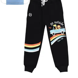Lil Tomatoes Boys Black Printed Joggers-image-19