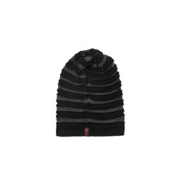 PUNK Men Black & Grey Self Design Beanie-19