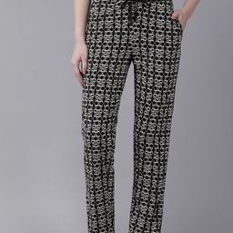Van Heusen Women Aztec Printed Functional Pocket Ultra Soft Lounge Pants-image-60