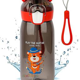 YK Black Single Plastic Printed Water Bottle-image-21