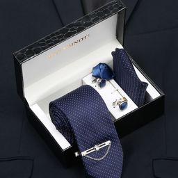 MUTAQINOTI Men Silk Necktie Accessory Gift Set-image-97