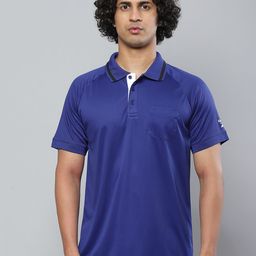 Reebok Men Blue Polo Collar T-shirt-image-54