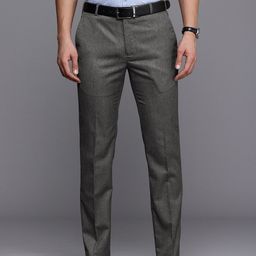 Raymond Men Slim Fit Formal Trousers-image-46