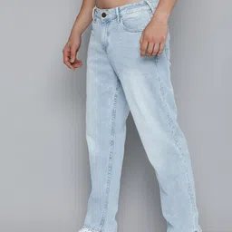 HERE&NOW Men Mid-Rise Heavy Fade Stretchable Jeans-picture-32