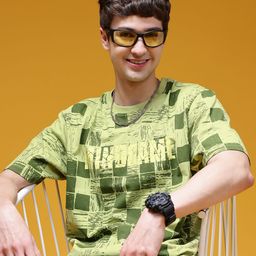 HERE&NOW Printed Pure Cotton T-shirt-picture-3
