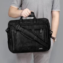 LOREM Men Textured Laptop Bag-23