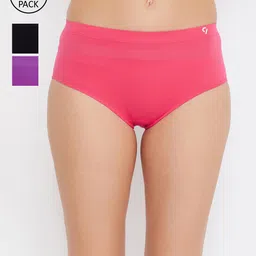 C9 AIRWEAR Women Pack Of 3 Assorted Hipster Briefs P1174-image-71
