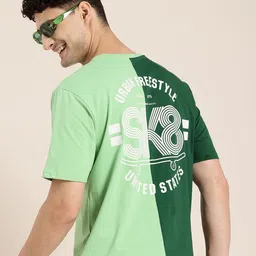 HERE&NOW Typography Printed Pure Cotton T-shirt-picture-43