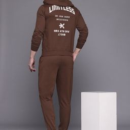 HRX by Hrithik Roshan Typography Printed Hooded Lifestyle Tracksuit-picture-43