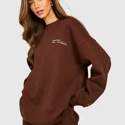 Boohoo Oversized Drop Shoulder Sleeves Sweatshirt-picture-56