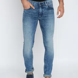 Basics Men Blue Super Skinny Fit Low-Rise Clean Look Stretchable Jeans-image-43
