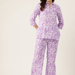 ETC Floral Printed Night Suit-picture-8
