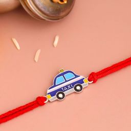 KUBERBOX 925 Sterling Silver Kiddo Taxi Rakhi-43