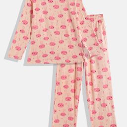 KOKOMO Girls Conversational Print Night suit-image-42