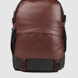 F Gear Unisex Brown & Black Sedna Solid Laptop Backpack-84