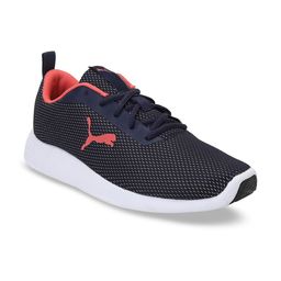 Puma Women Navy Blue Woven Design Sneakers-51