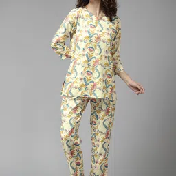 Prakrti Floral Printed Night Suit-image-73