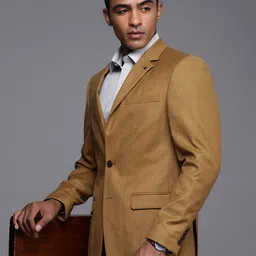 Louis Philippe Pure Wool Single Breasted Regular Fit Formal Blazer-picture-19